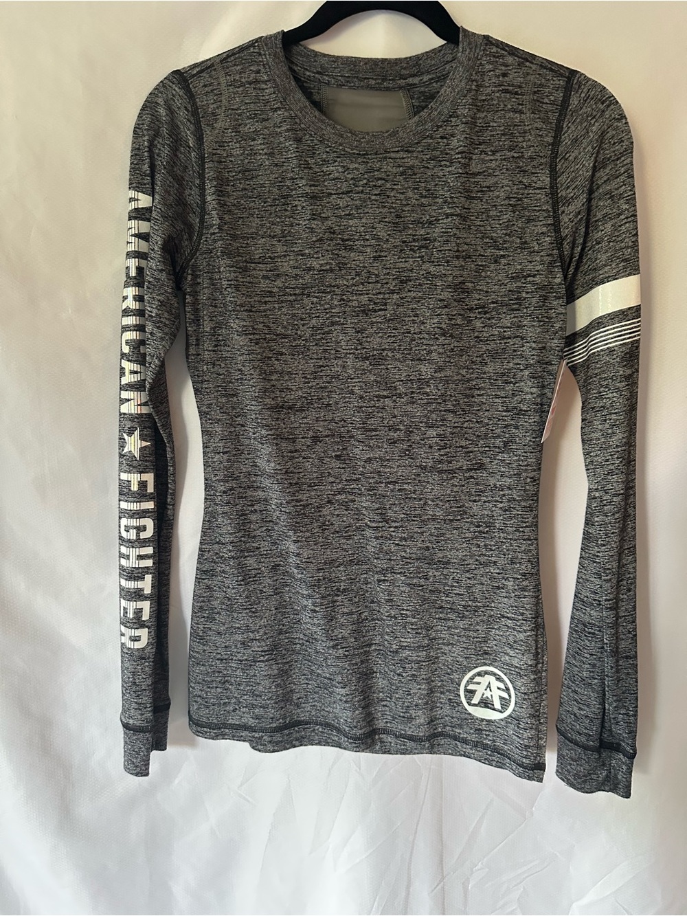 American Fighter Athletic Mesh Back Performance Long Sleeve Shirt Women’s S
